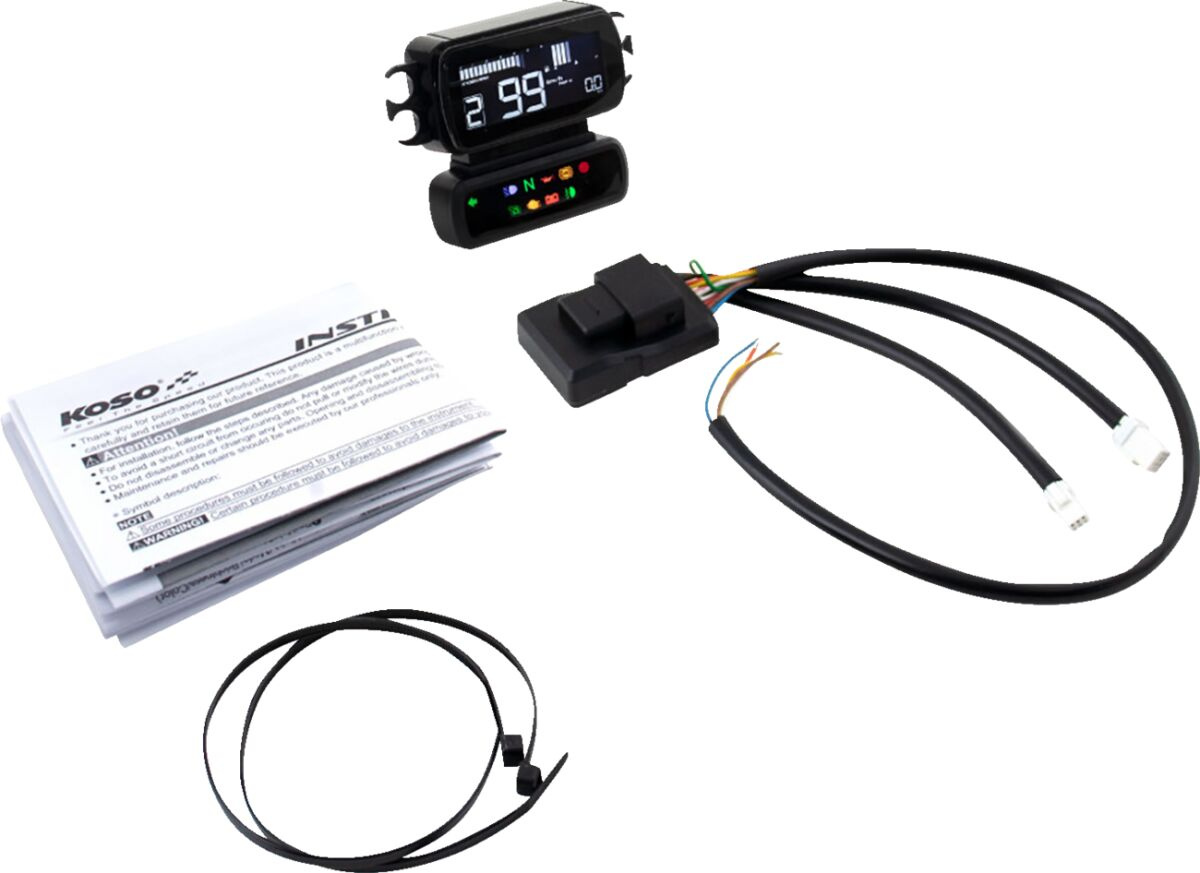 Koso North America Gauge D2 Lcd 2014-2022 Flh Gauge D2 Lcd 2014-2022 F