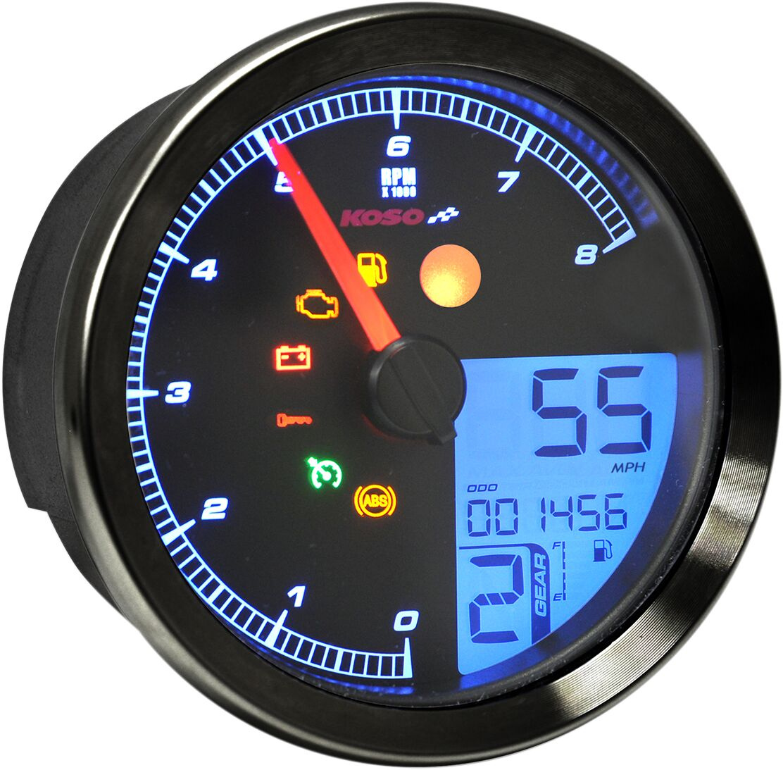 Koso North America Tsch Multi Metr Hd-04 Bk Tach Multi Metr Hd-04 Bk