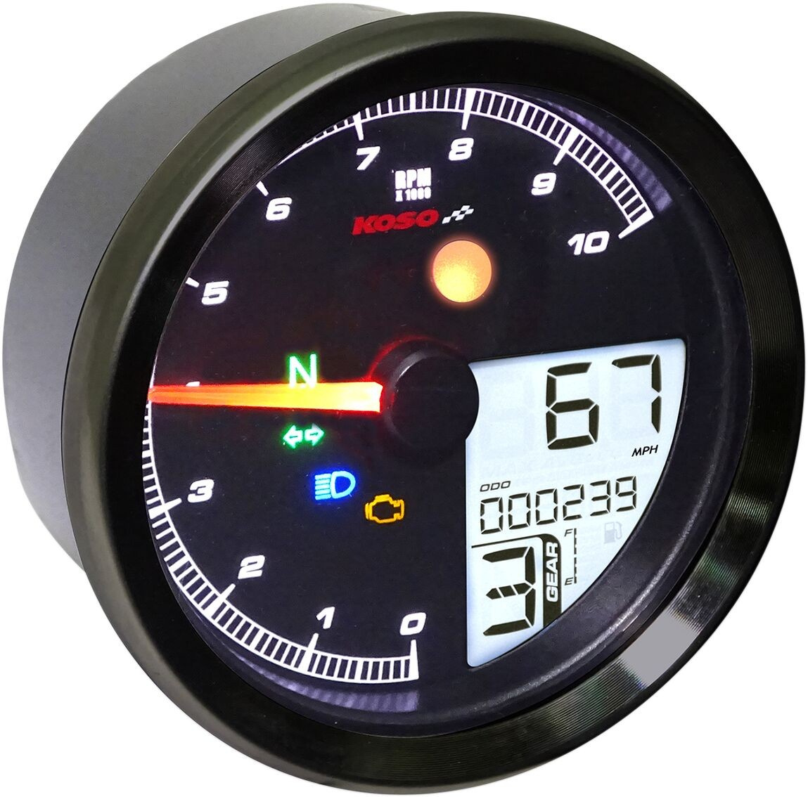 Koso North America Tach Multi Metr Tnt04 Bk Tach Multi Metr Tnt04 Bk