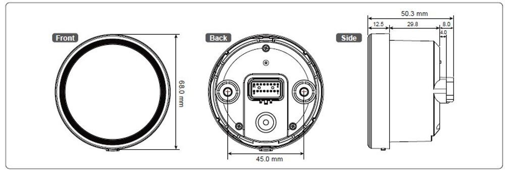 Koso North America D60-Hd Tnt-05 Tach Abe D60-Hd Tnt-05 Tach Abe
