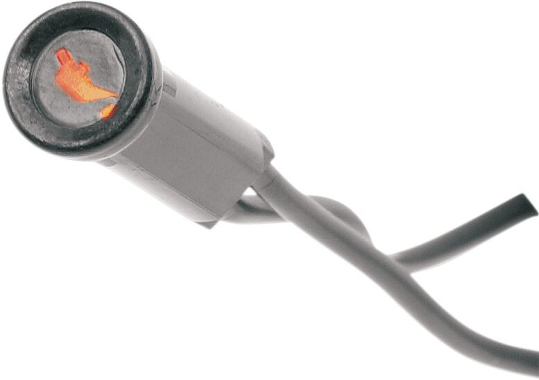 Drag Specialties Snap-In Indicator Light Oil-Pressure 0.3