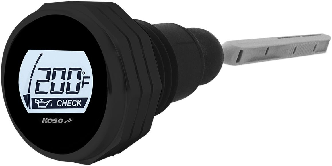 Koso North America Oil Temp Dipstick Hd Blk Oil Temp Dipstick Hd Blk