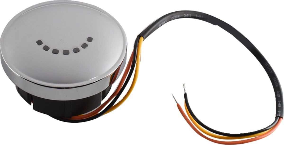 Drag Specialties Gage Led Fuel Chr 01-7 Gage Led Fuel Chr 01-7