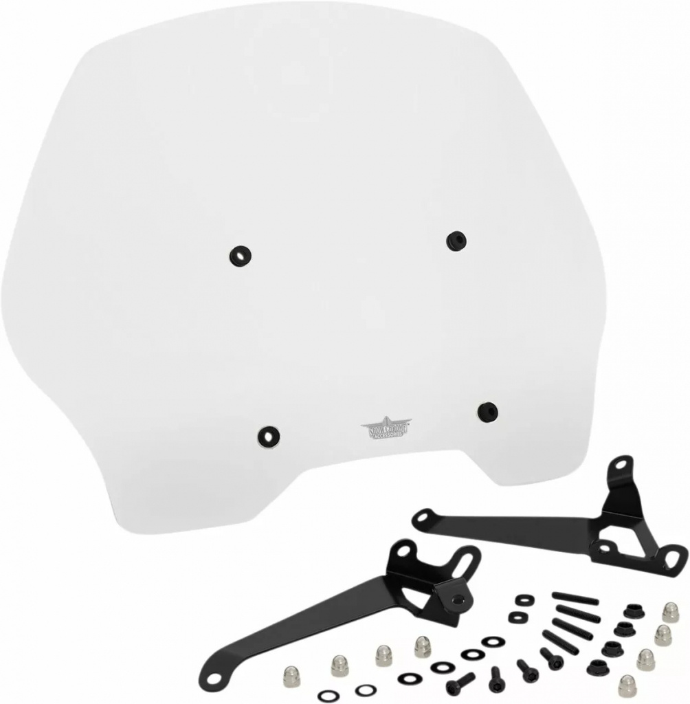 Show Chrome Windshield - Ryker - Clear Windshield Can-Am Ryker C