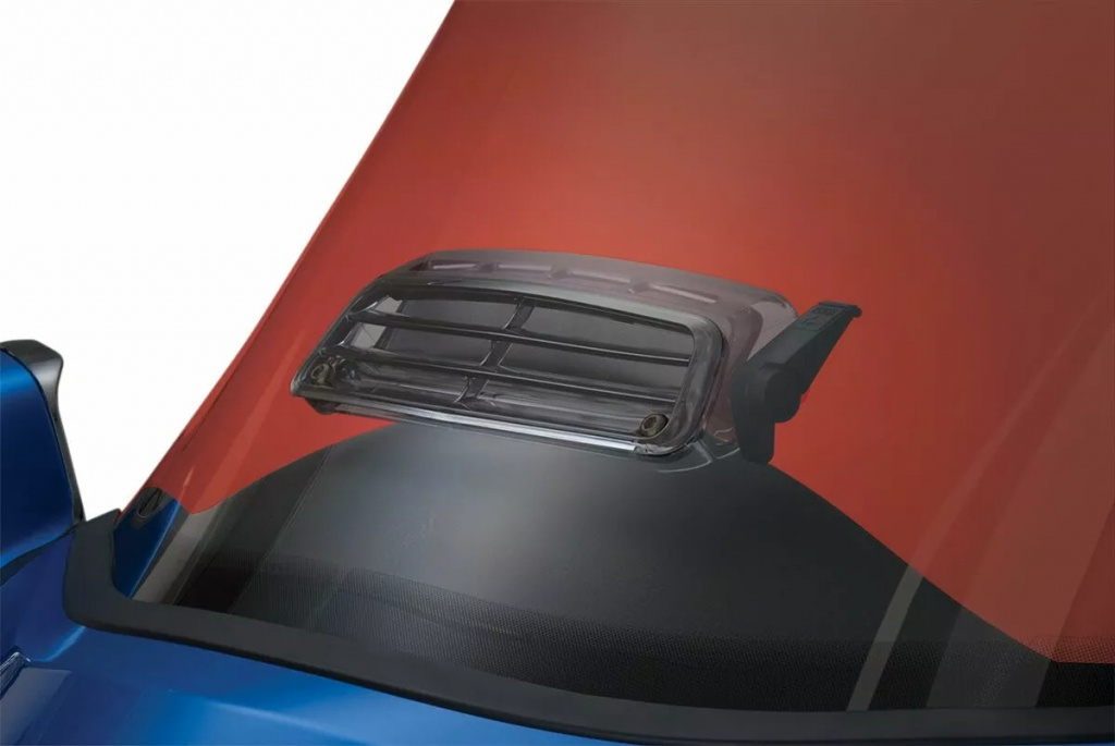 Show Chrome New Style Windshield Vent New Style Windshield Vent