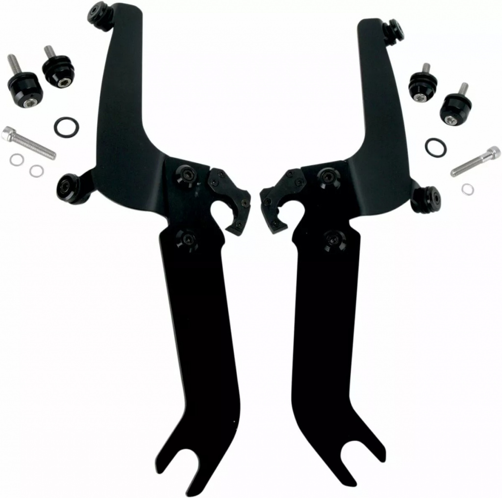 Memphis Shades Hd Mounting Kit Trigger-Lock Sportshield-Windshield Bla
