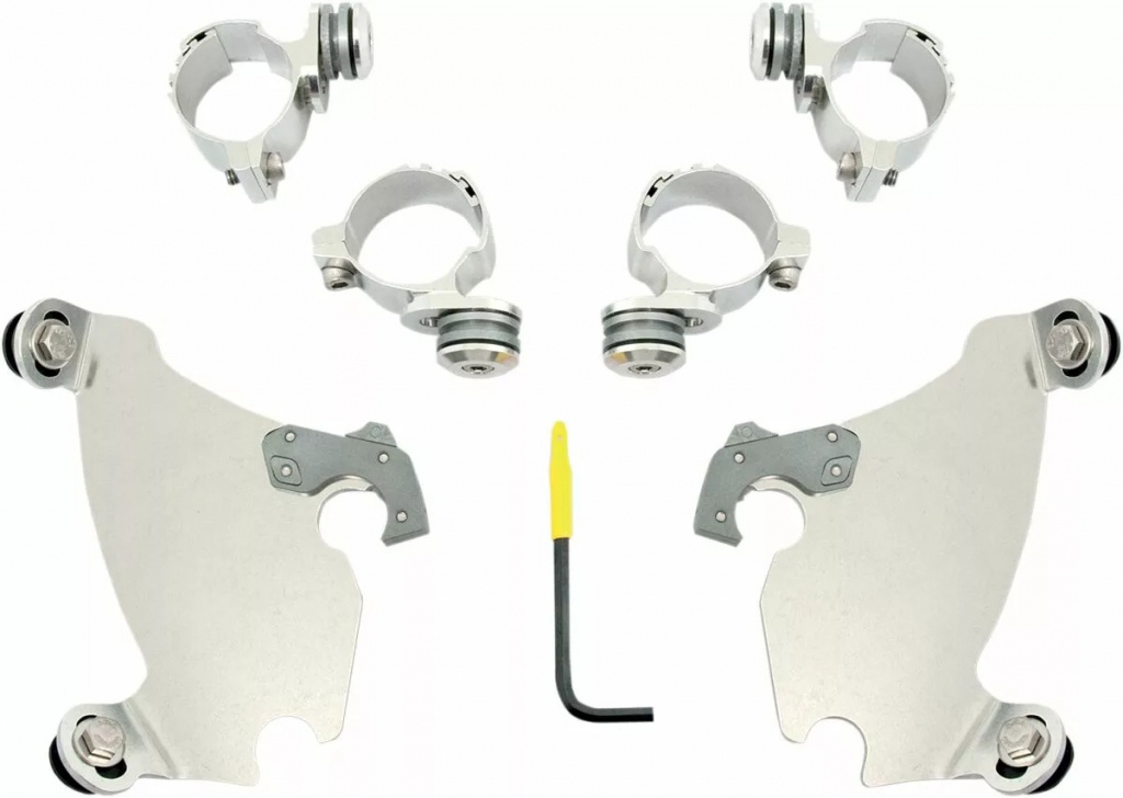 Memphis Shades Hd Mounting Kit Trigger-Lock Gauntlet Fairing Polished