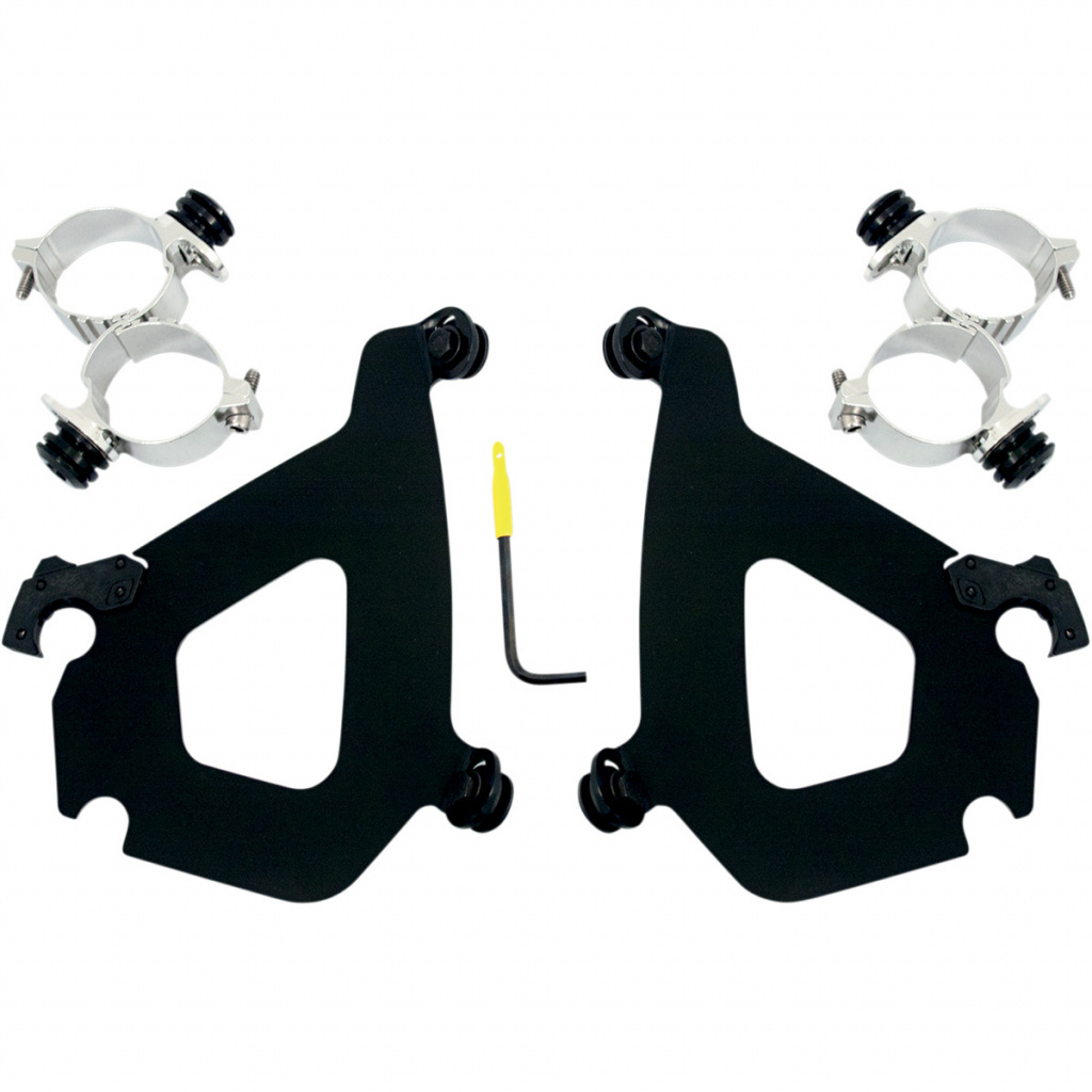 Memphis Shades Hd Mounting Kit Trigger-Lock Bullet-Fairing Black Mnt K