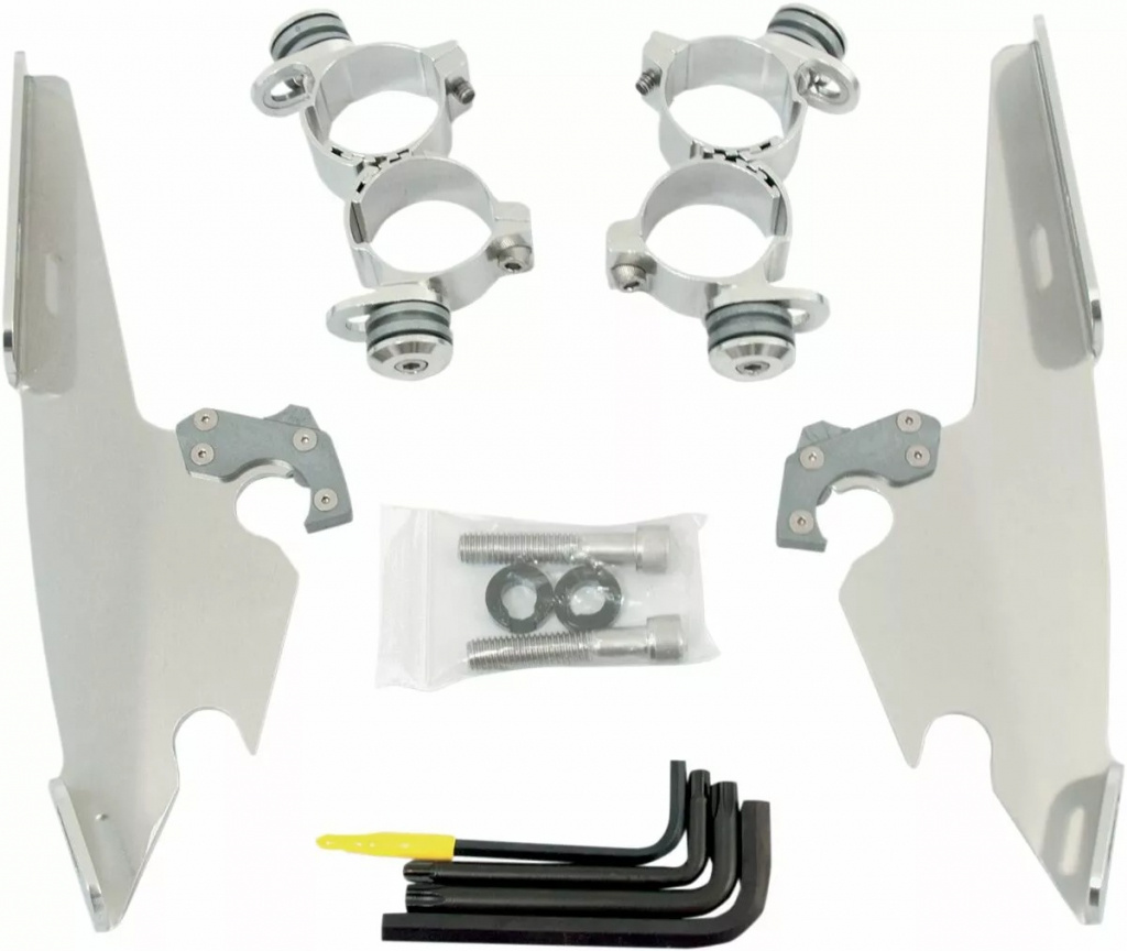 Memphis Shades Hd Mounting Kit Trigger-Lock Memphis Fats/Slim Polished