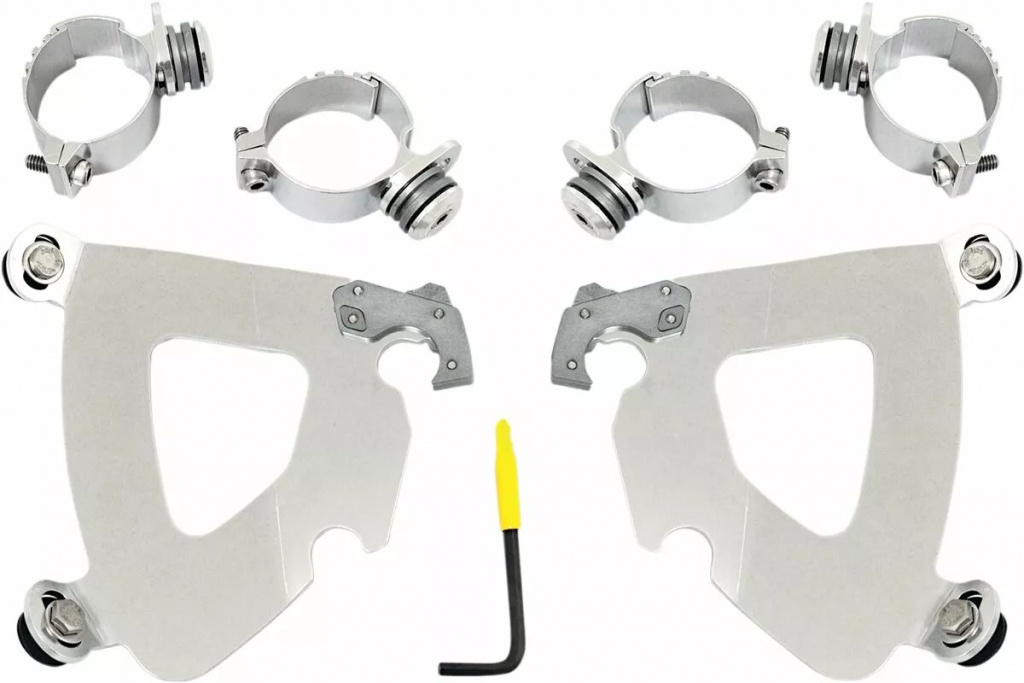Memphis Shades Hd Mounting Kit Trigger-Lock Gauntlet Fairing Polished