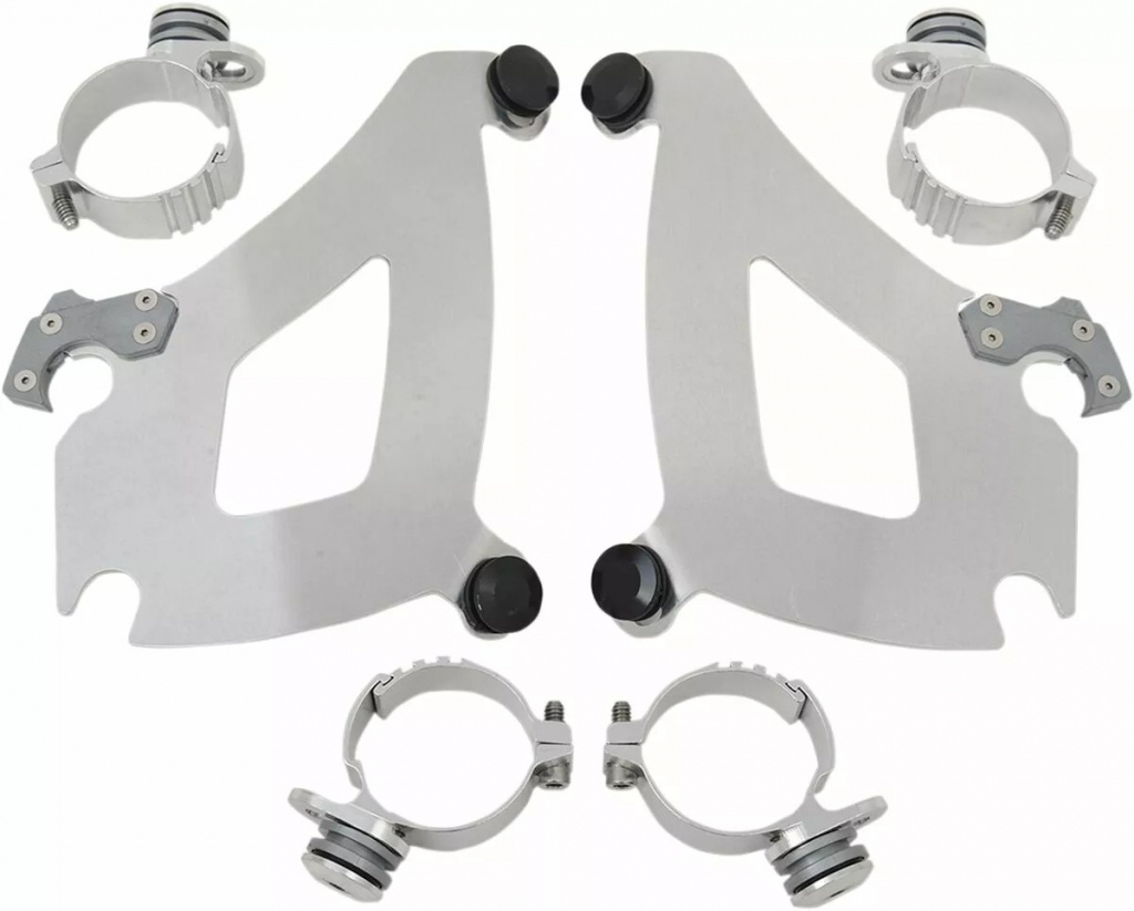 Memphis Shades Hd Mounting Kit Trigger-Lock Bullet-Fairing Polished Mn