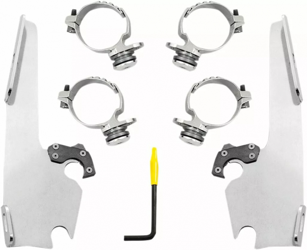 Memphis Shades Hd Mounting Kit Trigger-Lock Memphis Fats/Slim Polished