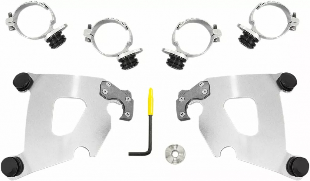 Memphis Shades Hd Mounting Kit Trigger-Lock Bullet-Fairing Polished Mn