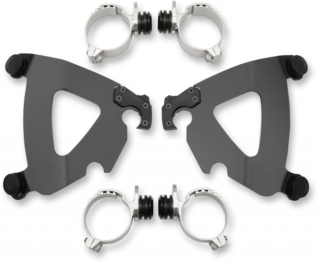 Memphis Shades Hd Mnt Kit Rw 06+ Fxdwg Blk Mnt Kit Rw 06+ Fxdwg Blk