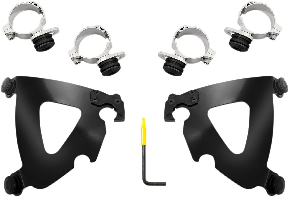 Memphis Shades Metric  Mnt Kit Rd Warr Scout Blk