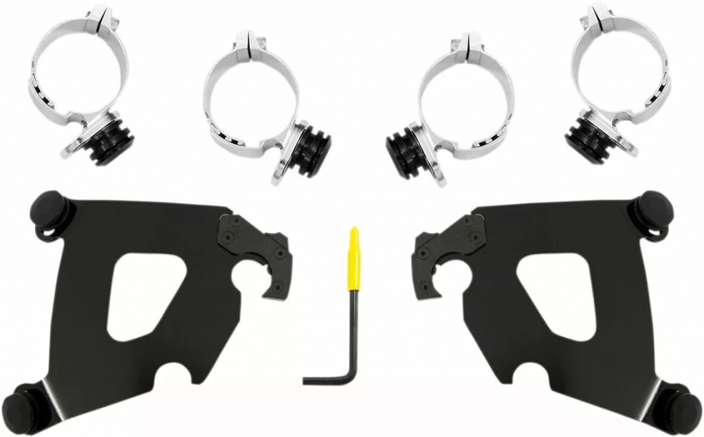 Memphis Shades Hd  Mnt Kit Cafe Fxlr Blk