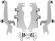 Memphis Shades Metric Mounting Kit Trigger-Lock Sportshield-Windshield Memphis Shades Metric Mounting Kit Trigger-Lock Sportshield-Windshield