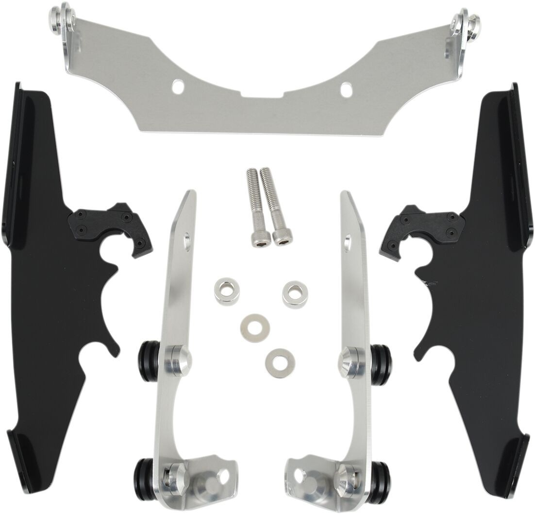 Memphis Shades Metric Mounting Kit Trigger-Lock Batwing-Fairing Black