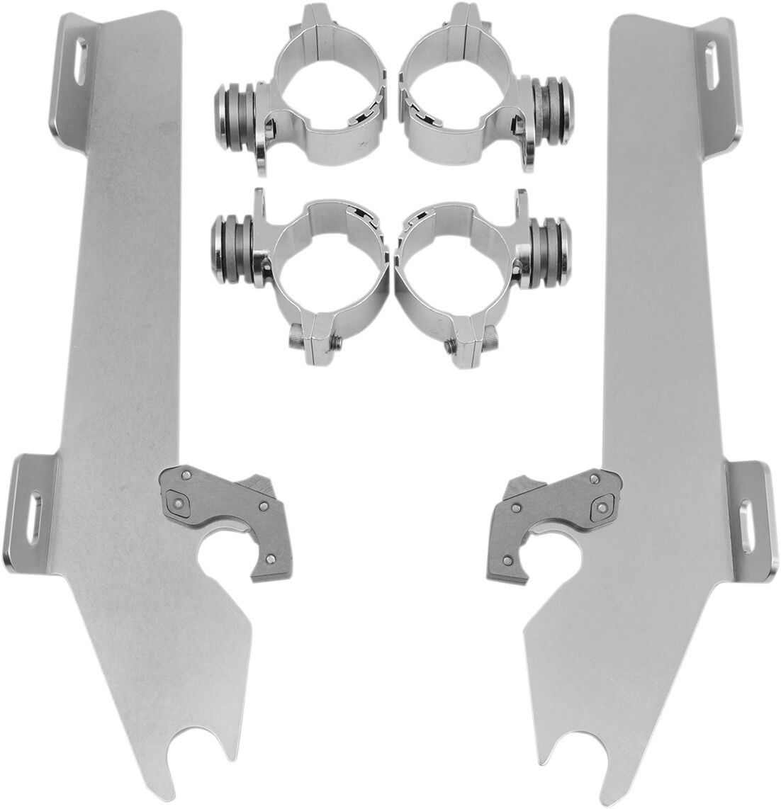 Memphis Shades Metric Mounting Kit Trigger-Lock Batwing-Fairing Polish