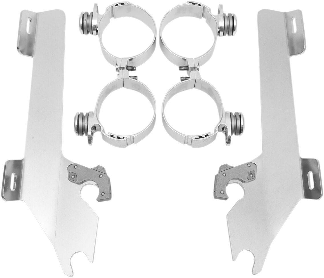 Memphis Shades Metric Mounting Kit Trigger-Lock Batwing-Fairing Polish