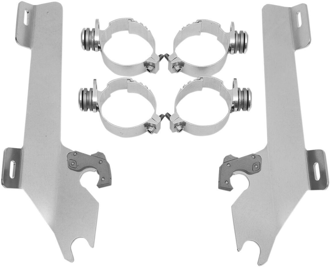 Memphis Shades Metric Mounting Kit Trigger-Lock Batwing-Fairing Polish