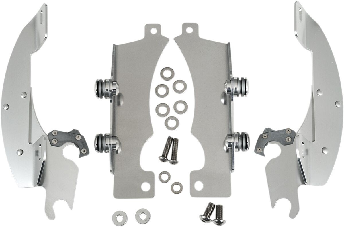 Memphis Shades Metric Mounting Kit Trigger-Lock Batwing-Fairing Polish