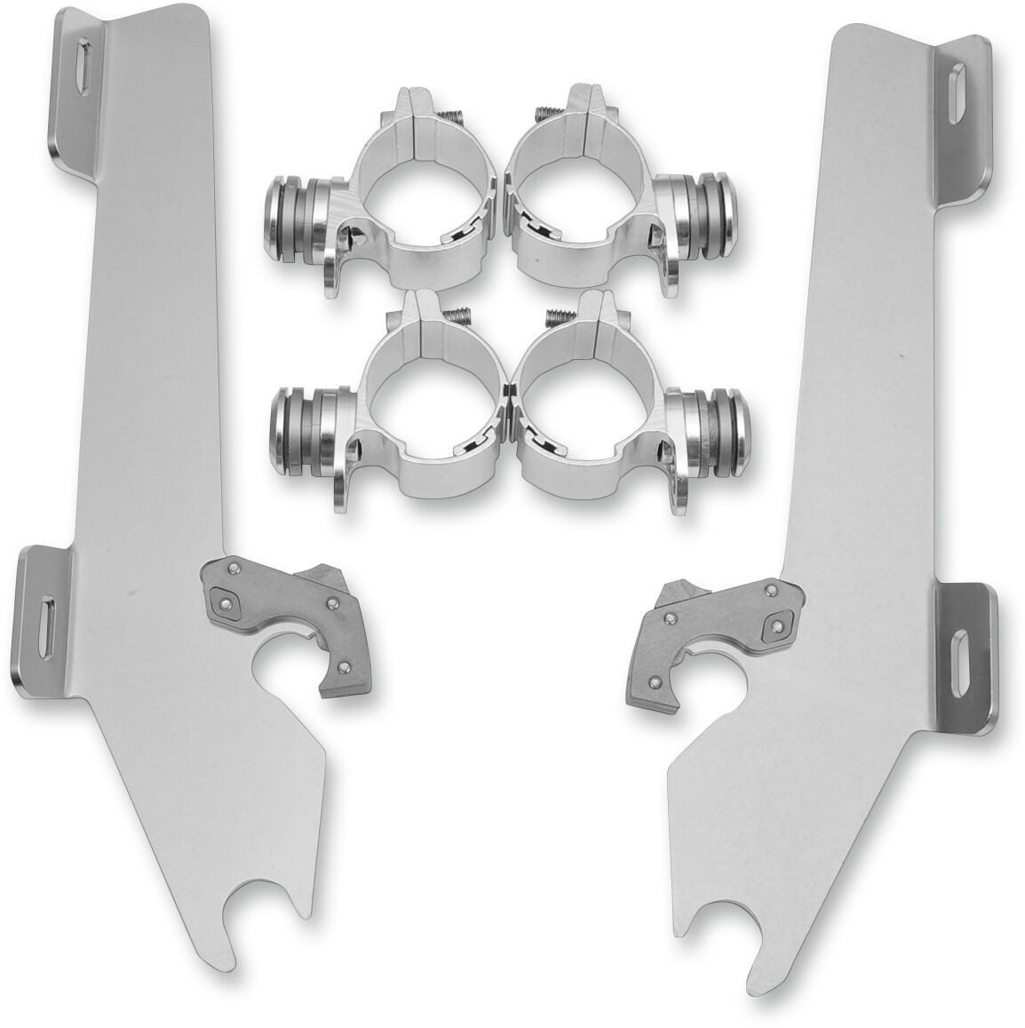 Memphis Shades Metric Mounting Kit Trigger-Lock Batwing-Fairing Polish