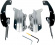 Mounting Kit Trigger-Lock Batwing-Fairing Black Mnt Kit Bw 15 Nomad Fi