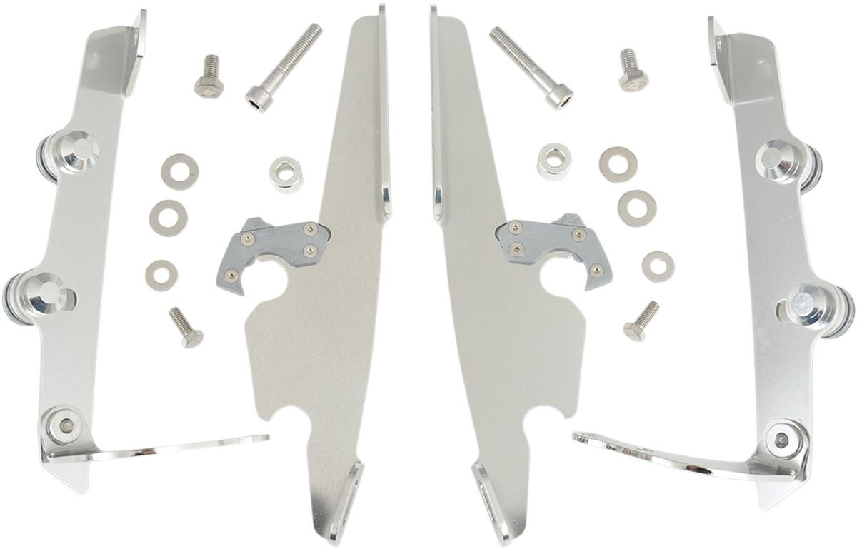 Memphis Shades Metric Mounting Kit Trigger-Lock Batwing-Fairing Polish