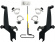 Mounting Kit Trigger-Lock Sportshield-Windshield Black Mnt Kit Ss Narr