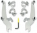 Mounting Kit Trigger-Lock Sportshield-Windshield Polished Mnt Kit Ss Y