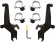 Mounting Kit Trigger-Lock Sportshield-Windshield Black Mnt Kit Ss In S