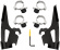Mounting Kit Trigger-Lock Sportshield-Windshield Black Mnt Kit Ss Fs S