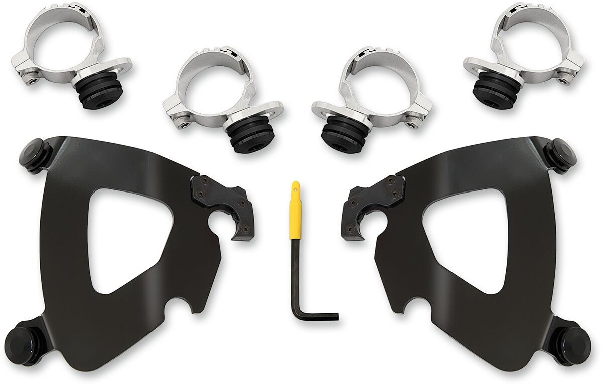 Memphis Shades Metric Mounting Kit Trigger-Lock Gauntlet-Fairing Black