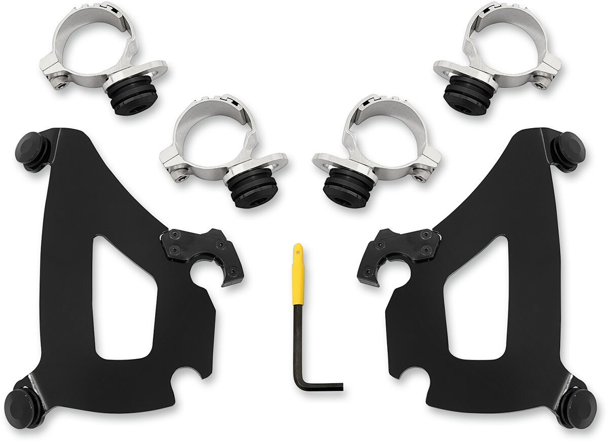 Memphis Shades Metric Mounting Kit Trigger-Lock Bullet-Fairing Black M
