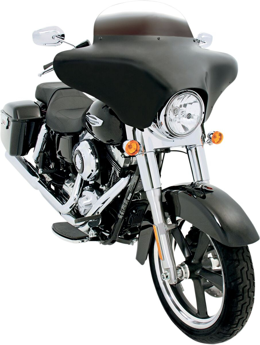 Memphis Shades Hd Fairing Replacement Batwing Black Fairing Batwing Hd