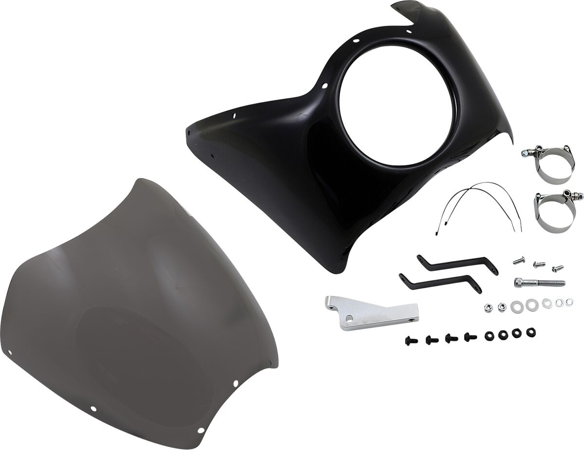 Arlen Ness Bolt-On Fairing Hd Dyna Fairing 06-17 Fxd Gls Blk