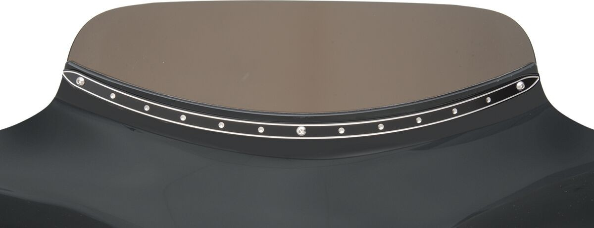 Memphis Shades Metric Windshield Trim Batwing-Fairing Dots Black Bw Tr