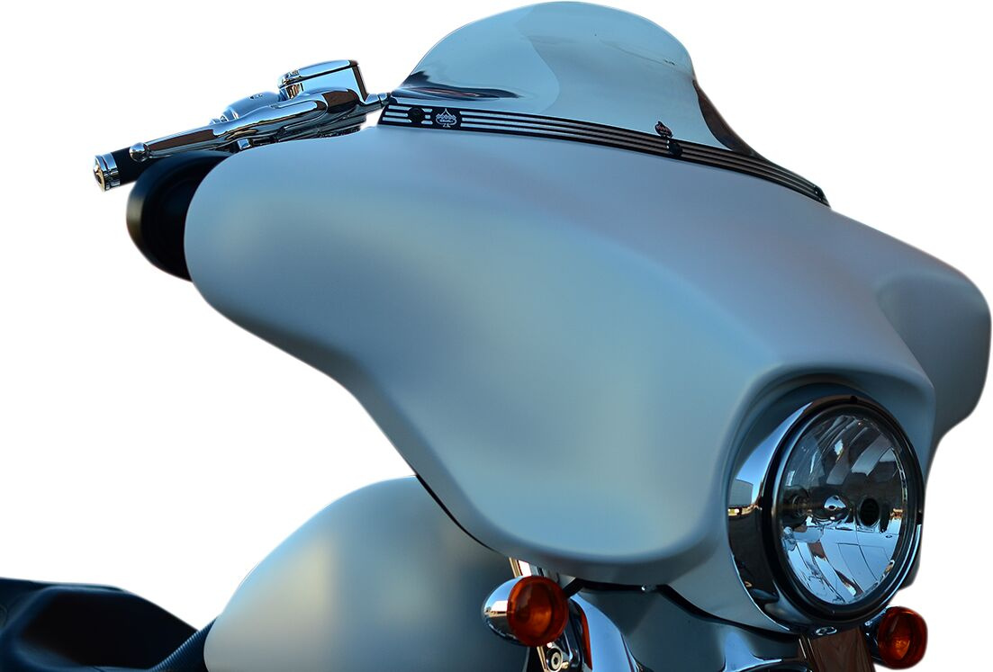 Klock Werks Trim Windshield Kerf Flh Black Contrast Flh - 2014+ - Wind