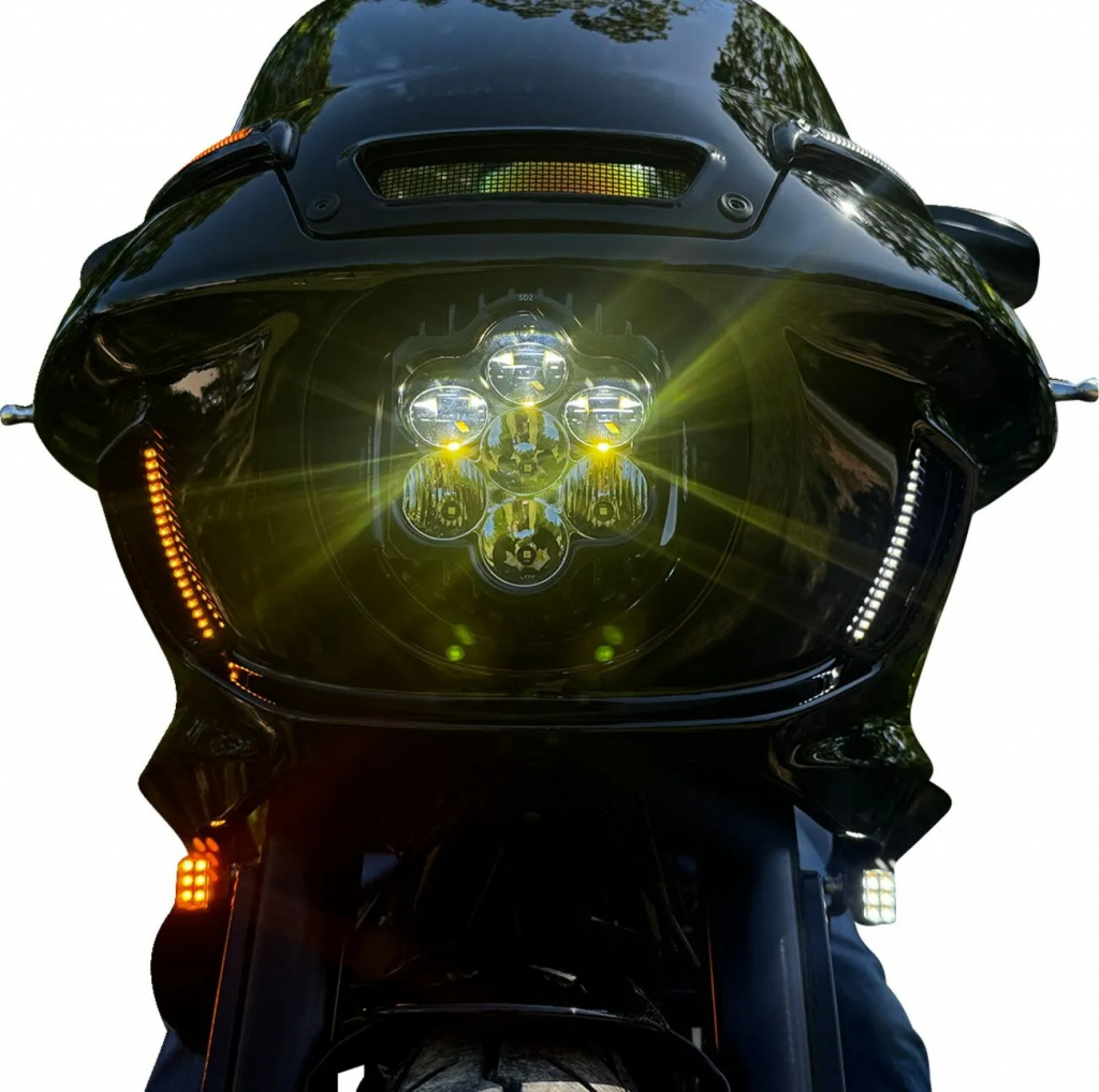 Custom Dynamics Insert Fairing Black Mesh Low Rider St Decorative Fair