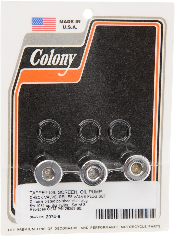 Colony Plug Kt Oil Pump 81-99 Bt Plug Kt Oil Pump 81-99 Bt