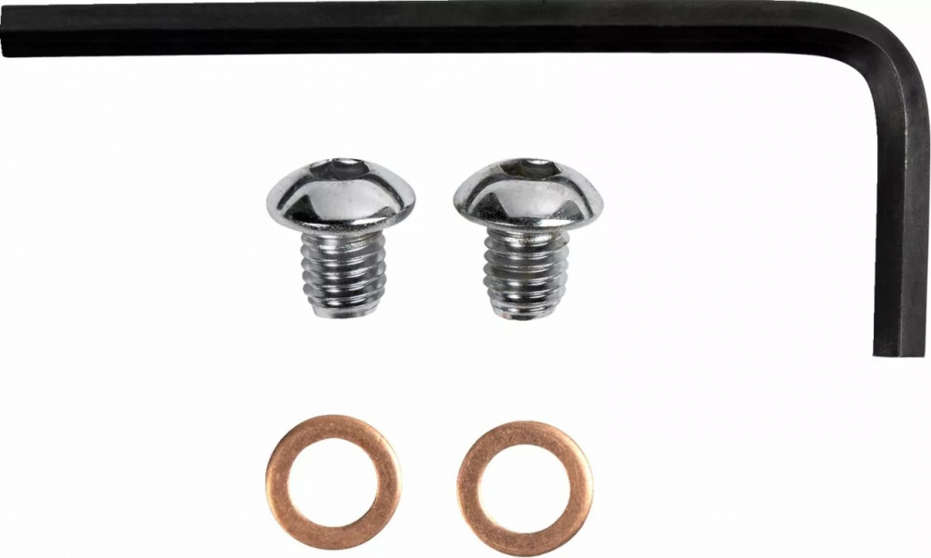 Gardner-Westcott Fork Slider Drain Screw Oem Replacement Front Chrome