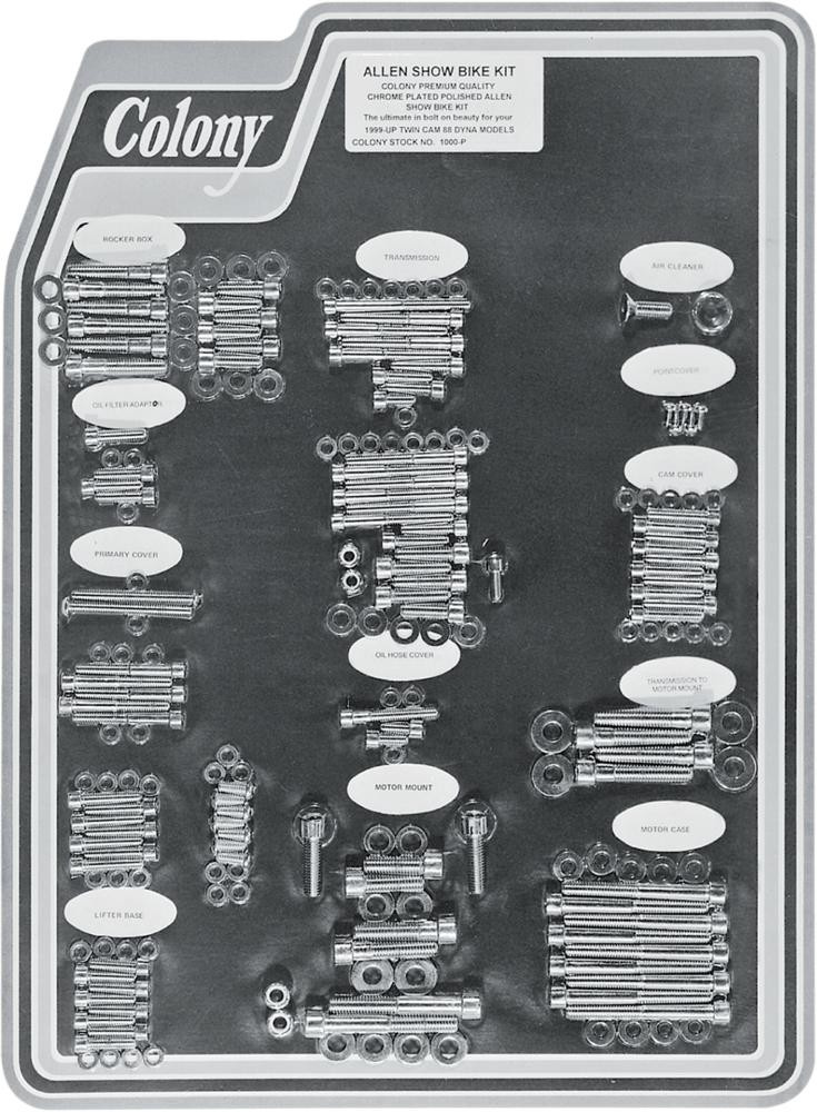 Colony Bolt Kit 06-17 Dyna Allen Bolt Kit 06-17 Dyna Allen