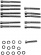 Drag Specialties Black Chrome Socket-Head Cam Cover Bolt Kit Smooth Bo Drag Specialties Black Chrome Socket-Head Cam Cover Bolt Kit Smooth Bo
