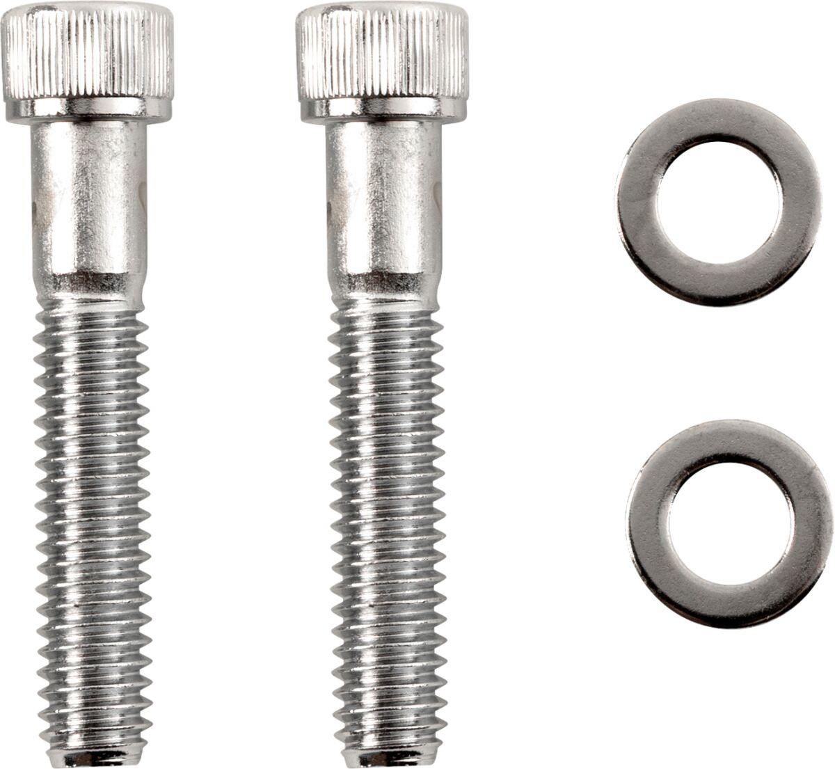 Drag Specialties Bolt Kit M8 Starter Knurled Allen Head Chrome Bolt Ki