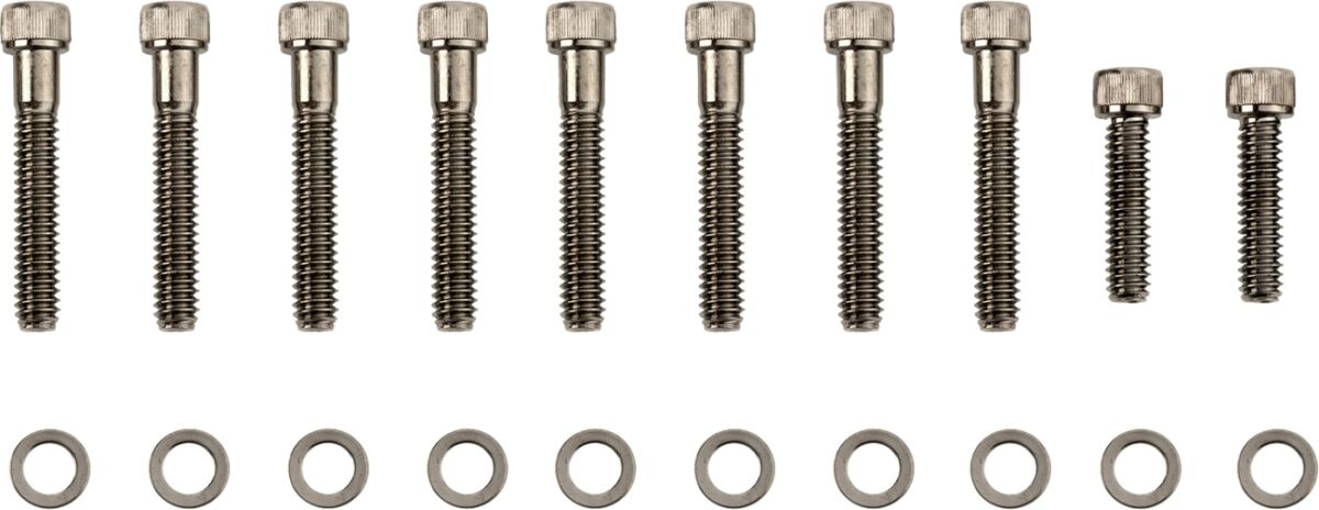 Drag Specialties Bolt Kit M8 Side Cover Tranmission Knurled Allen Head