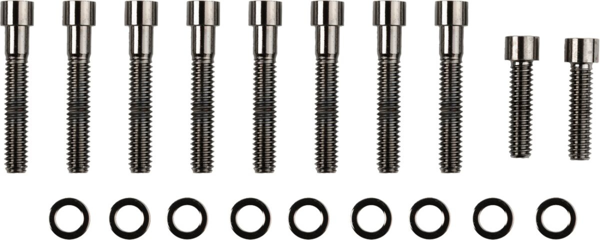 Drag Specialties Bolt Kit M8 Side Cover Tranmission Smooth Socket Head