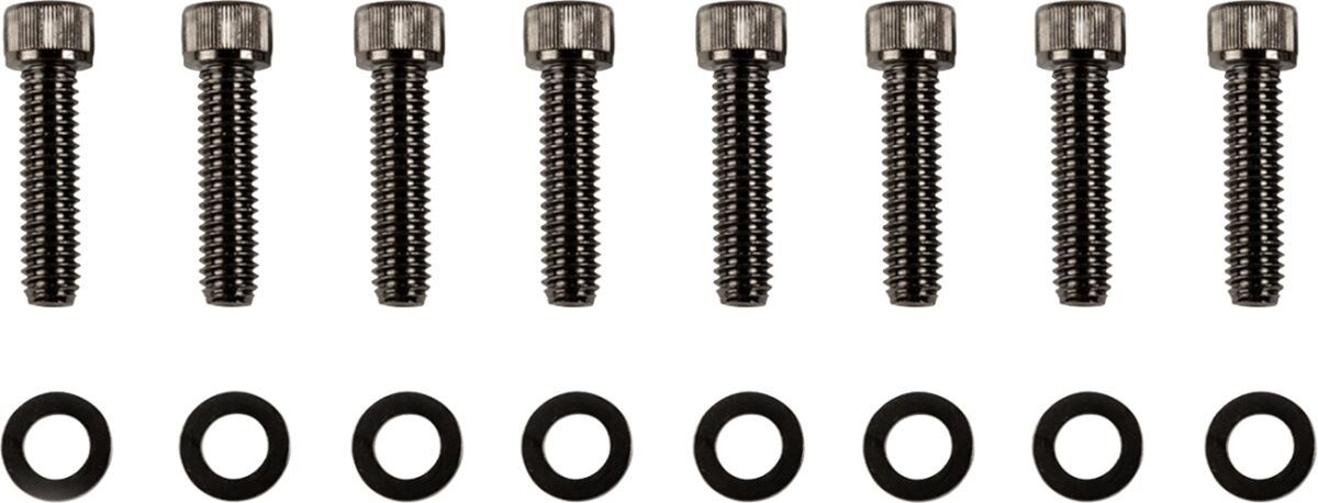 Drag Specialties Bolt Kit M8 Tranmission Bearing Housing Knurled Allen