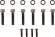 Drag Specialties Bolt Kit M8 Handlebar Control Knurled Allen Head Blac Drag Specialties Bolt Kit M8 Handlebar Control Knurled Allen Head Blac