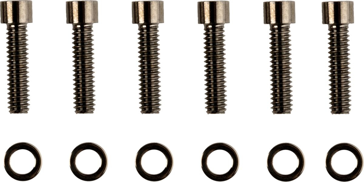 Drag Specialties Bolt Kit M8 Tranmission Top Cover Smooth Socket Head